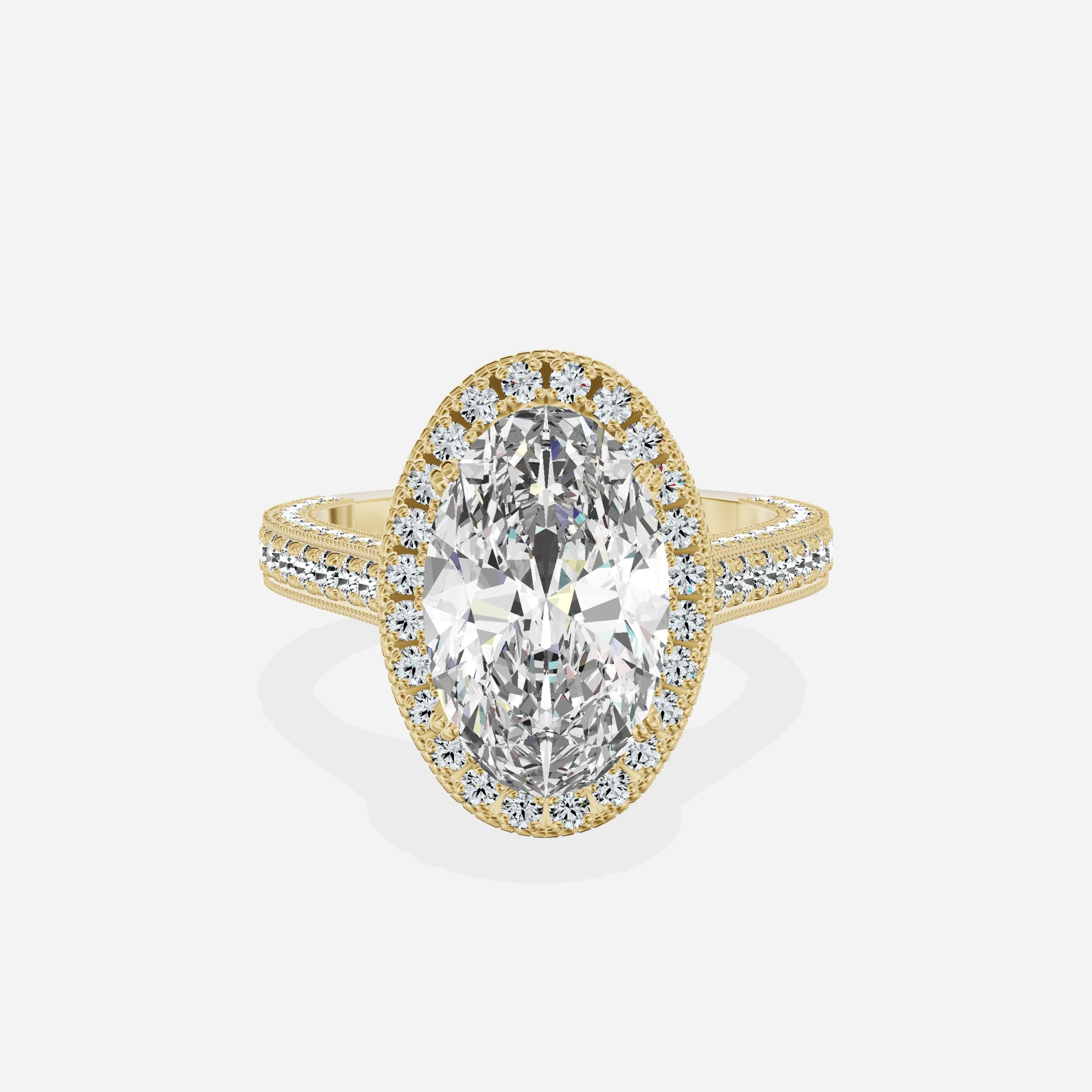 Royalty Vintage Style Engagement Ring