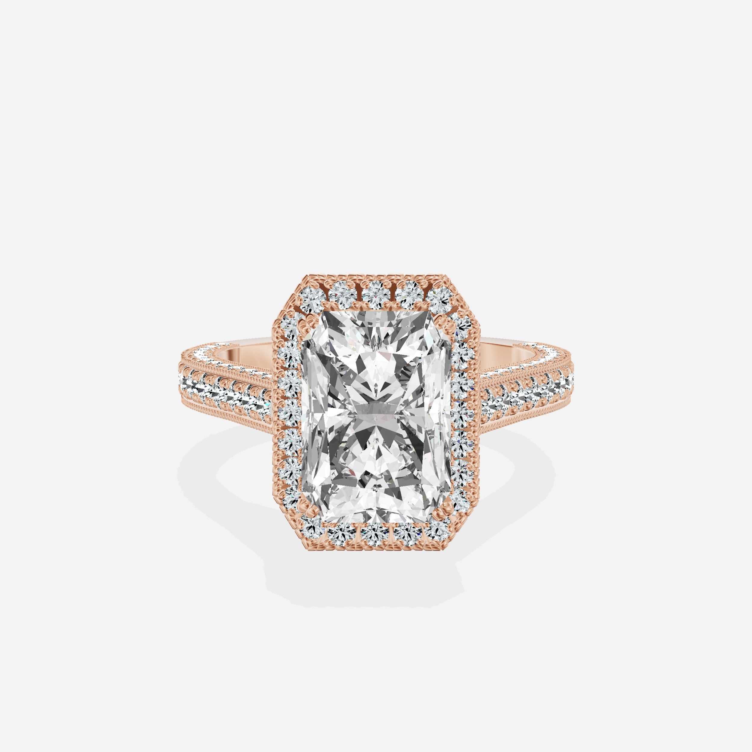 Royalty Vintage Style Engagement Ring