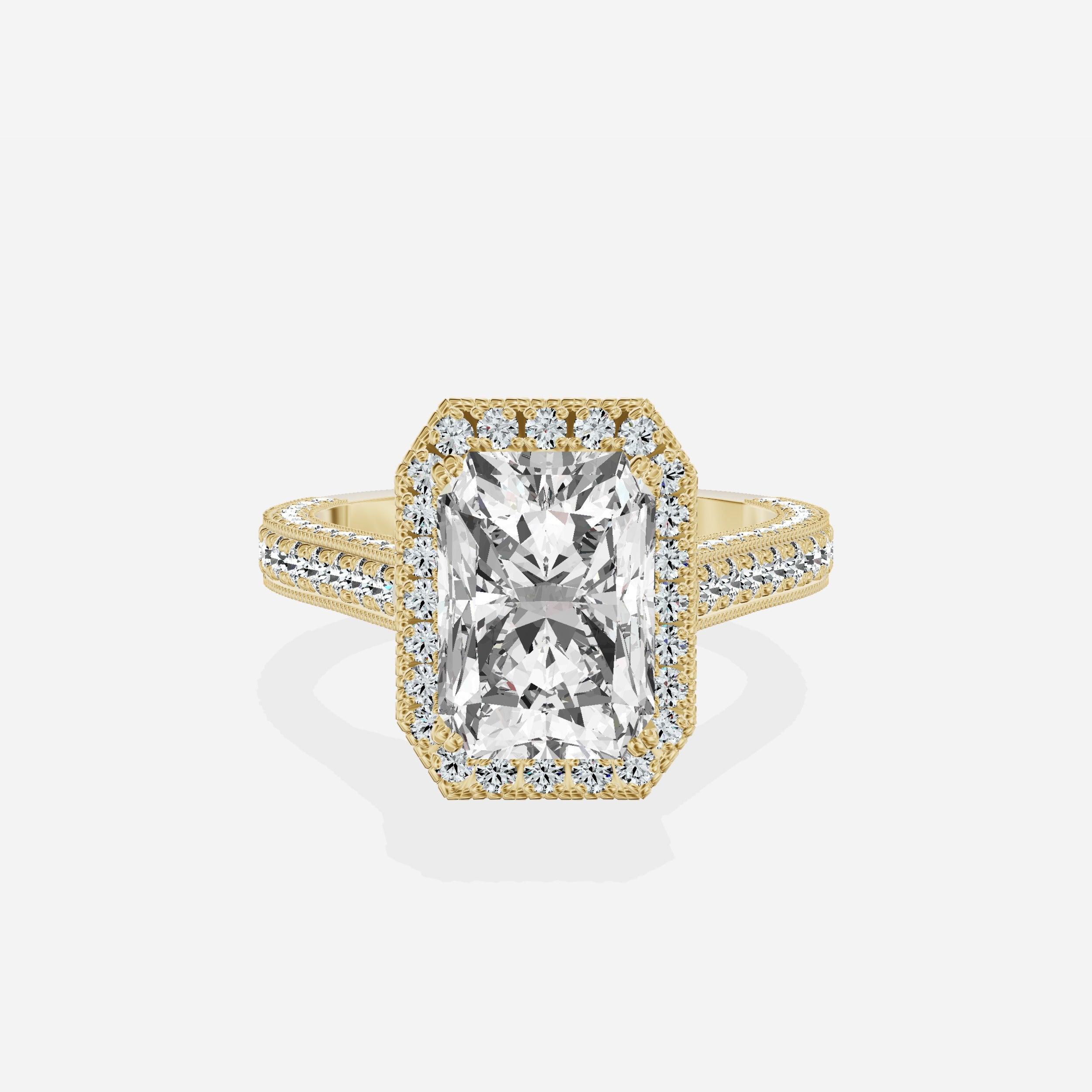Royalty Vintage Style Engagement Ring