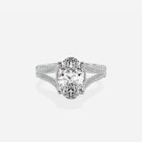 Split Shank Vintage Style Engagement Ring