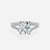 Split Shank Vintage Style Engagement Ring