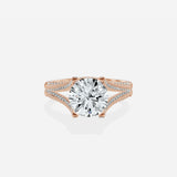 Split Shank Vintage Style Engagement Ring