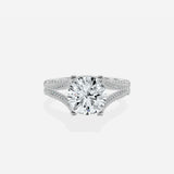 Split Shank Vintage Style Engagement Ring