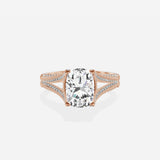 Split Shank Vintage Style Engagement Ring