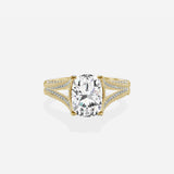 Split Shank Vintage Style Engagement Ring