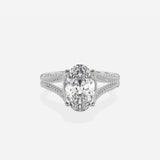 Split Shank Vintage Style Engagement Ring
