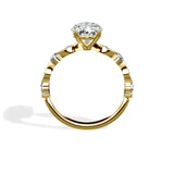 Vintage Solitaire 2.06 ct Oval Engagement Ring in Yellow Gold - The Better Diamonds