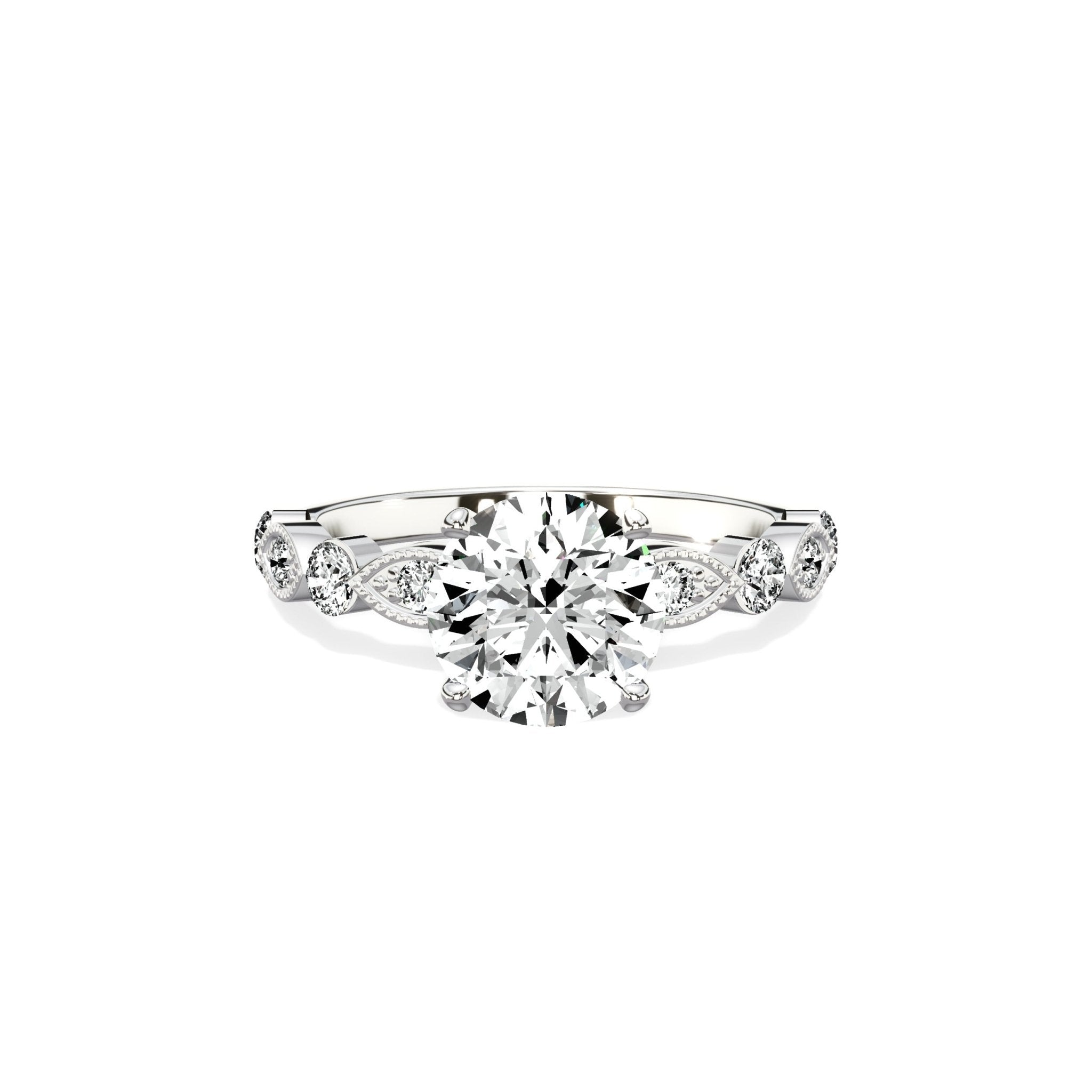 Vintage Solitaire Engagement Ring - The Better Diamonds