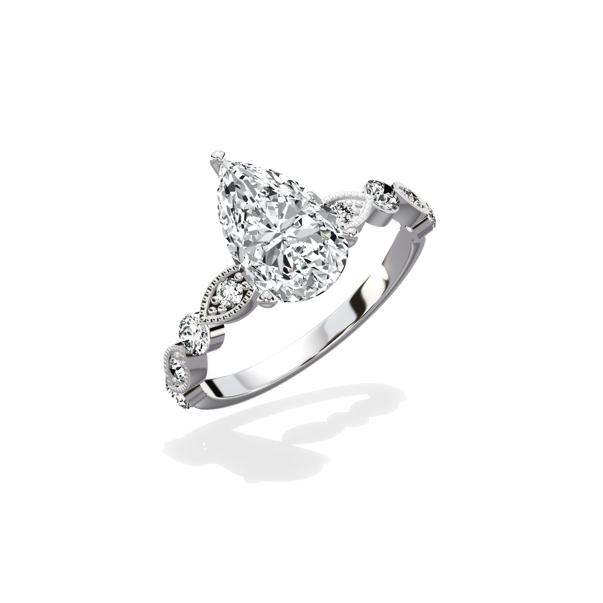 Vintage Solitaire Engagement Ring - The Better Diamonds