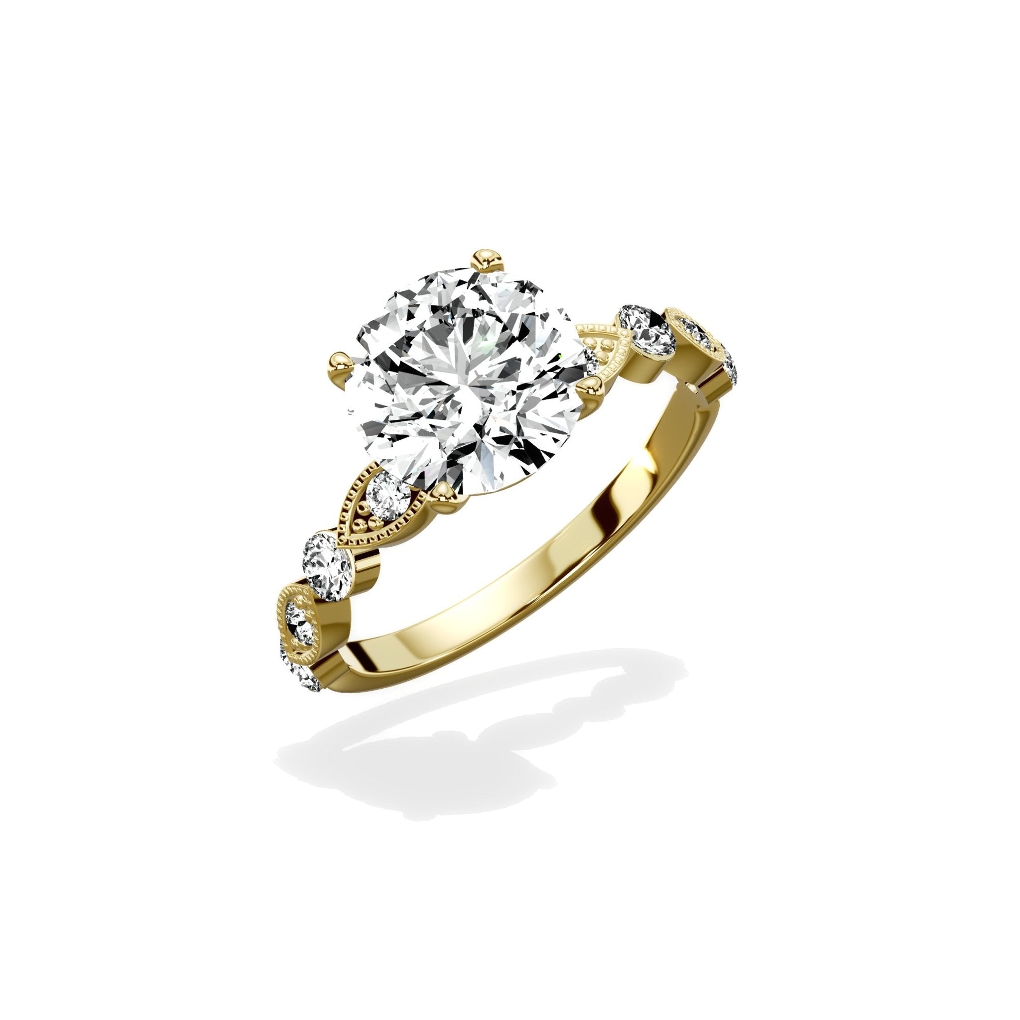 Vintage Solitaire Engagement Ring - The Better Diamonds