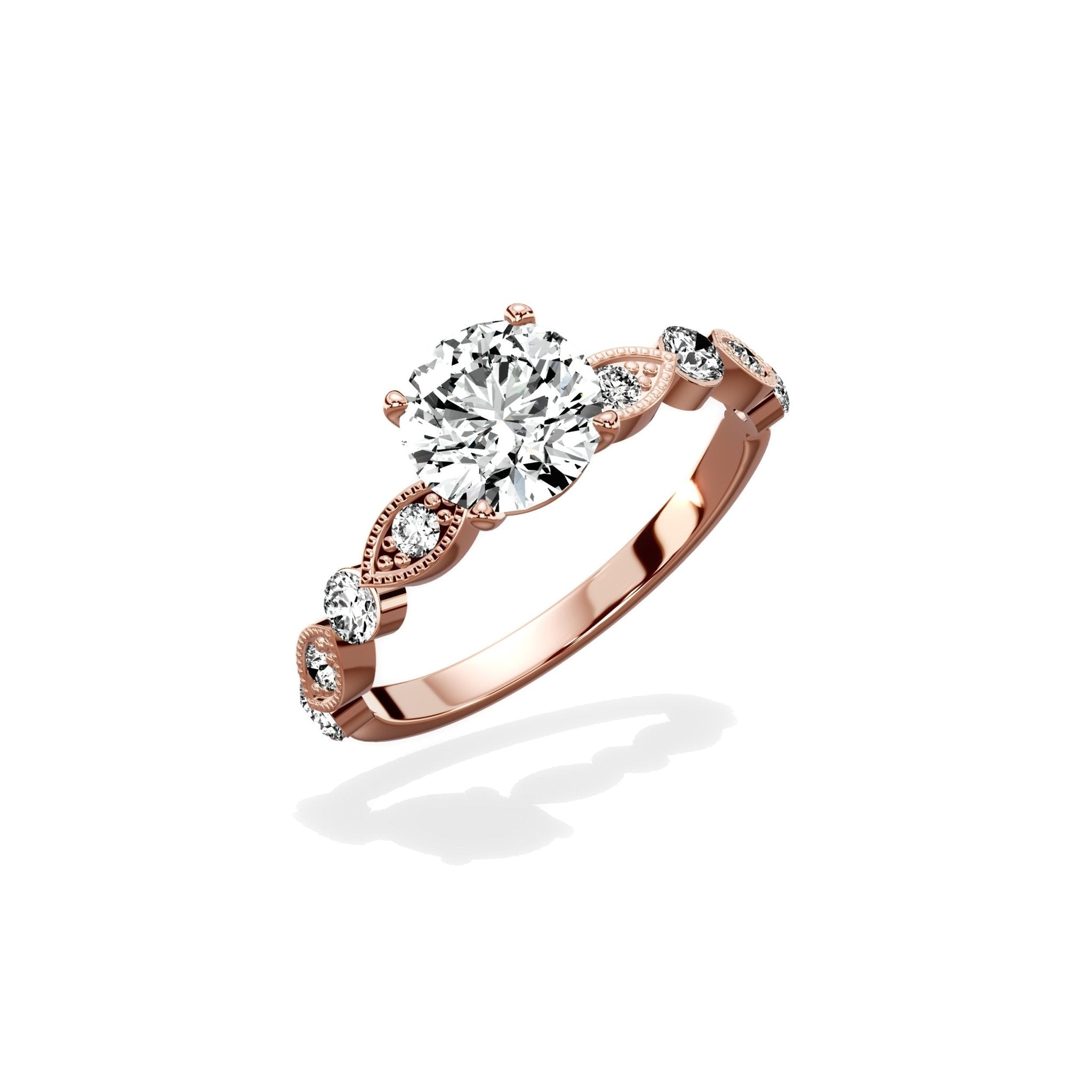 Vintage Solitaire Engagement Ring - The Better Diamonds