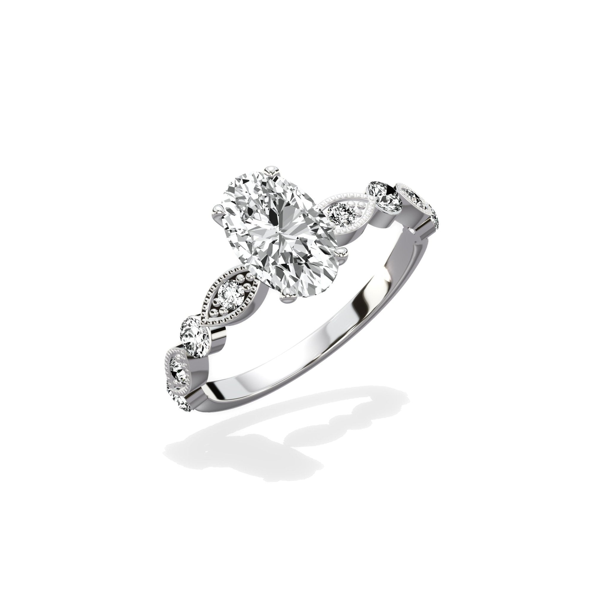 Vintage Solitaire Engagement Ring - The Better Diamonds