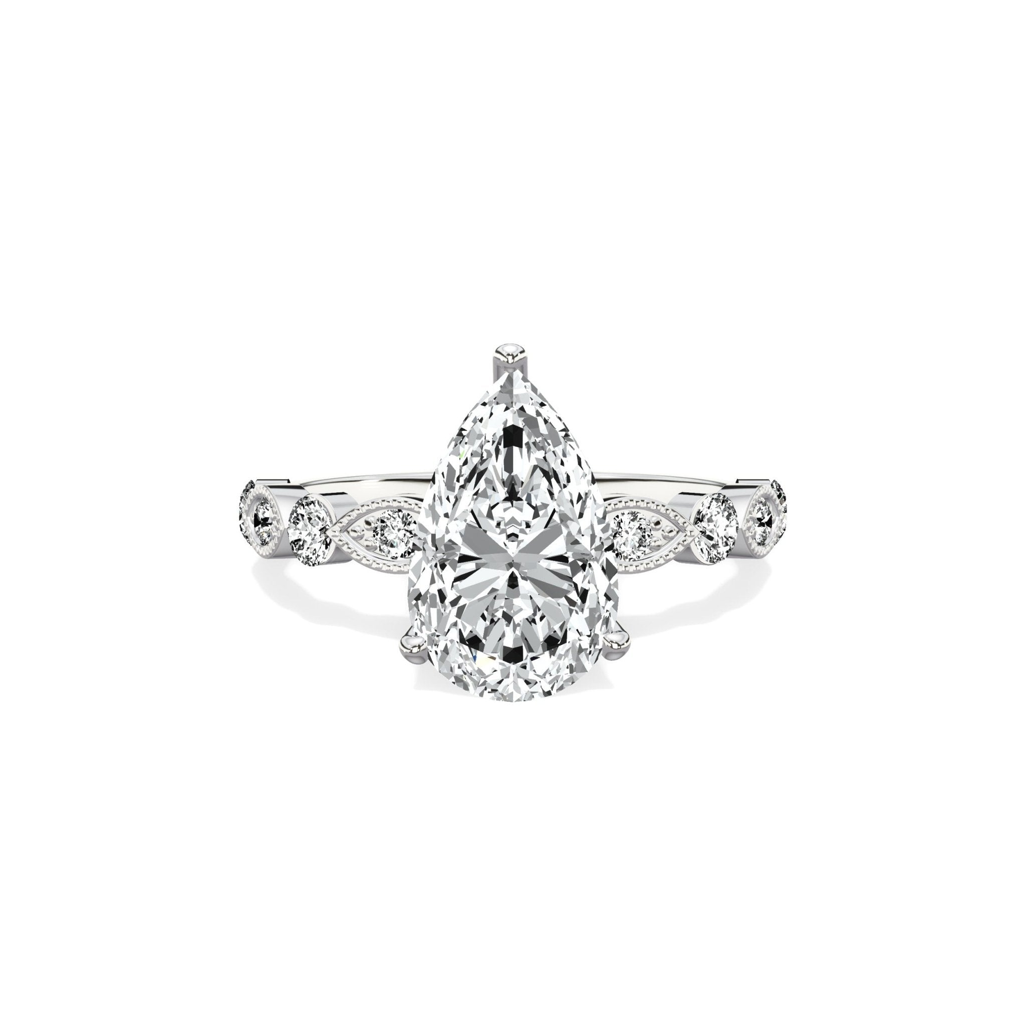 Vintage Solitaire Engagement Ring - The Better Diamonds