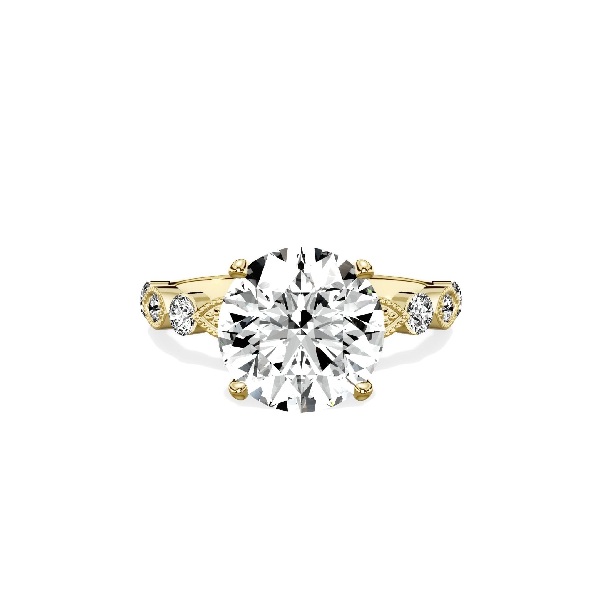 Vintage Solitaire Engagement Ring - The Better Diamonds