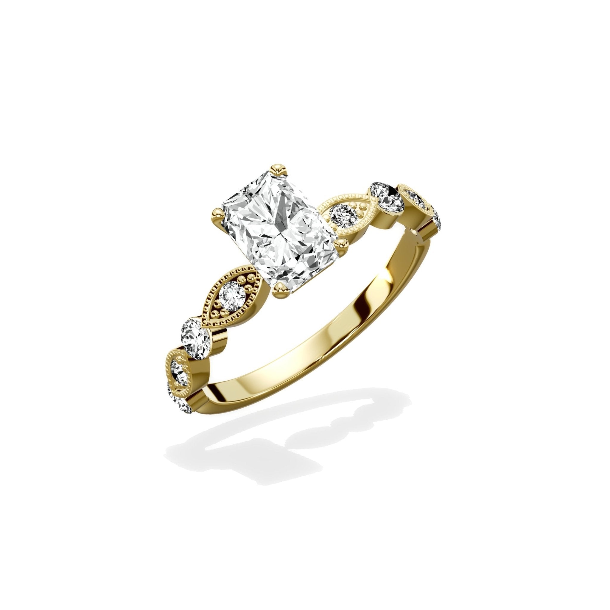 Vintage Solitaire Engagement Ring - The Better Diamonds