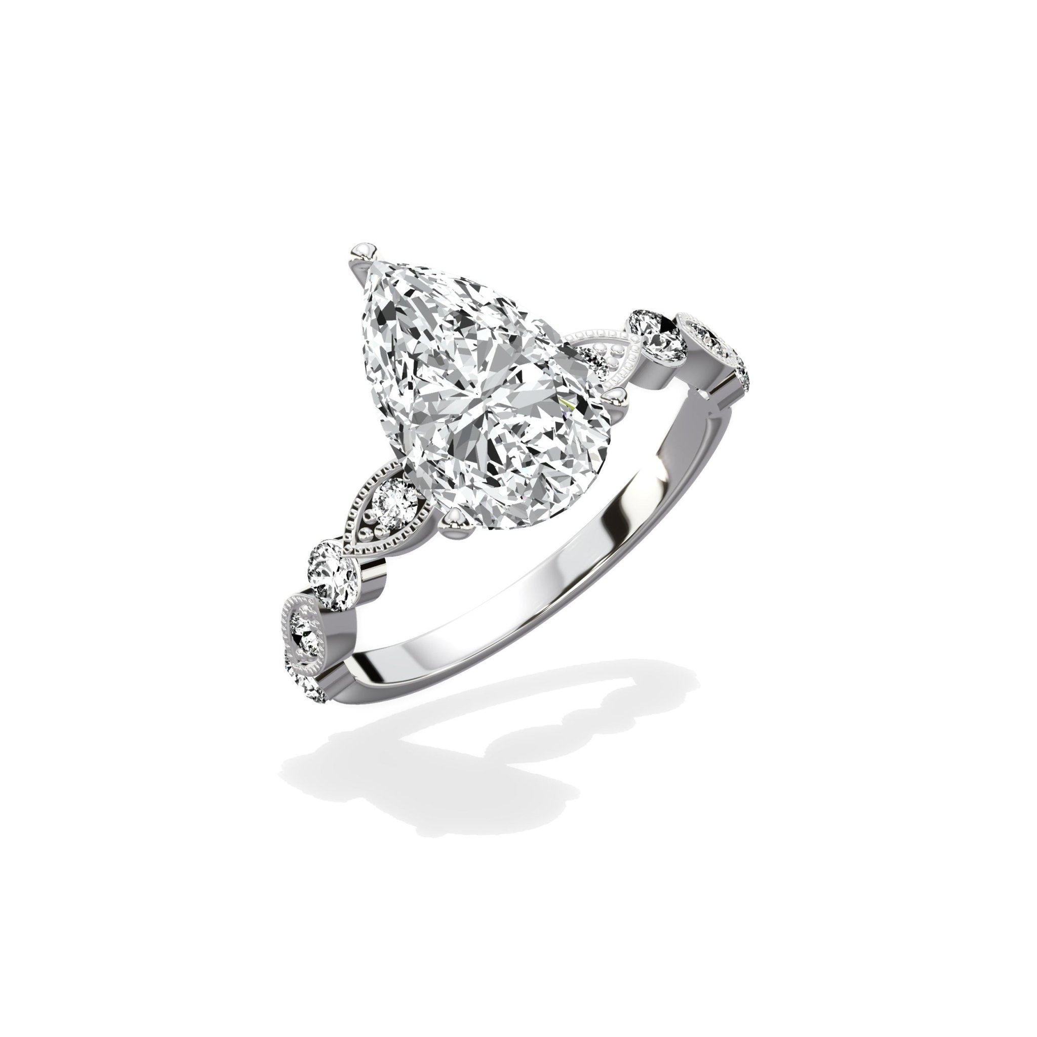 Vintage Solitaire Engagement Ring - The Better Diamonds