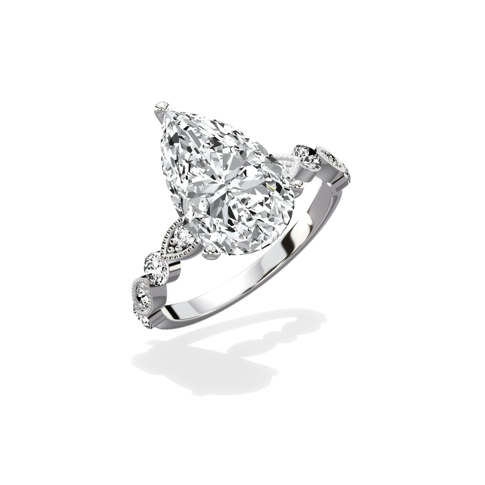 Vintage Solitaire Engagement Ring - The Better Diamonds