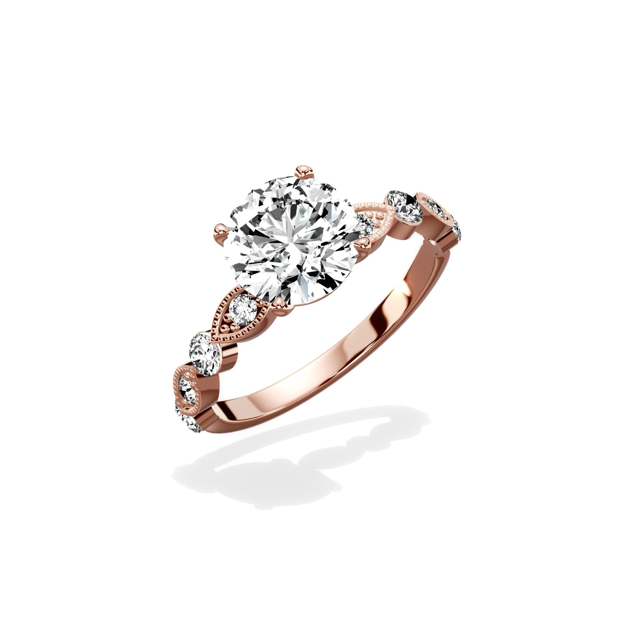 Vintage Solitaire Engagement Ring - The Better Diamonds