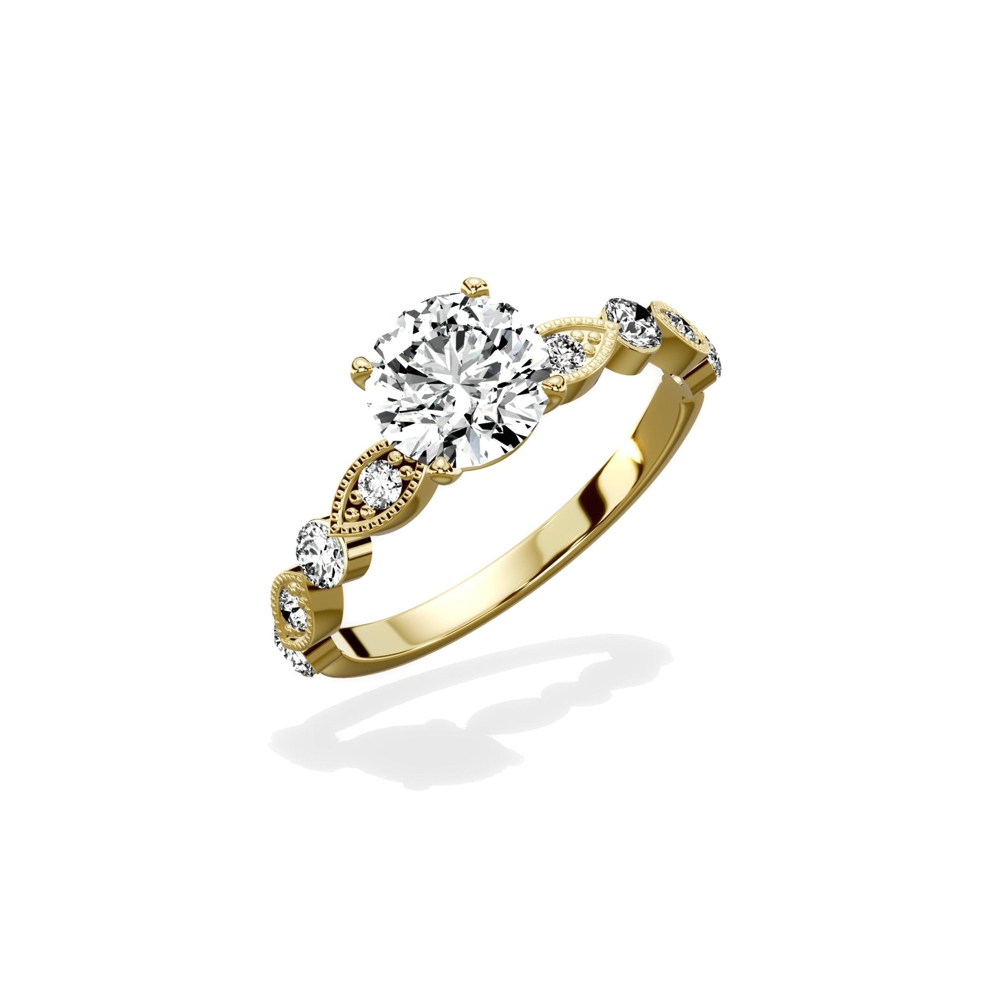 Vintage Solitaire Engagement Ring - The Better Diamonds