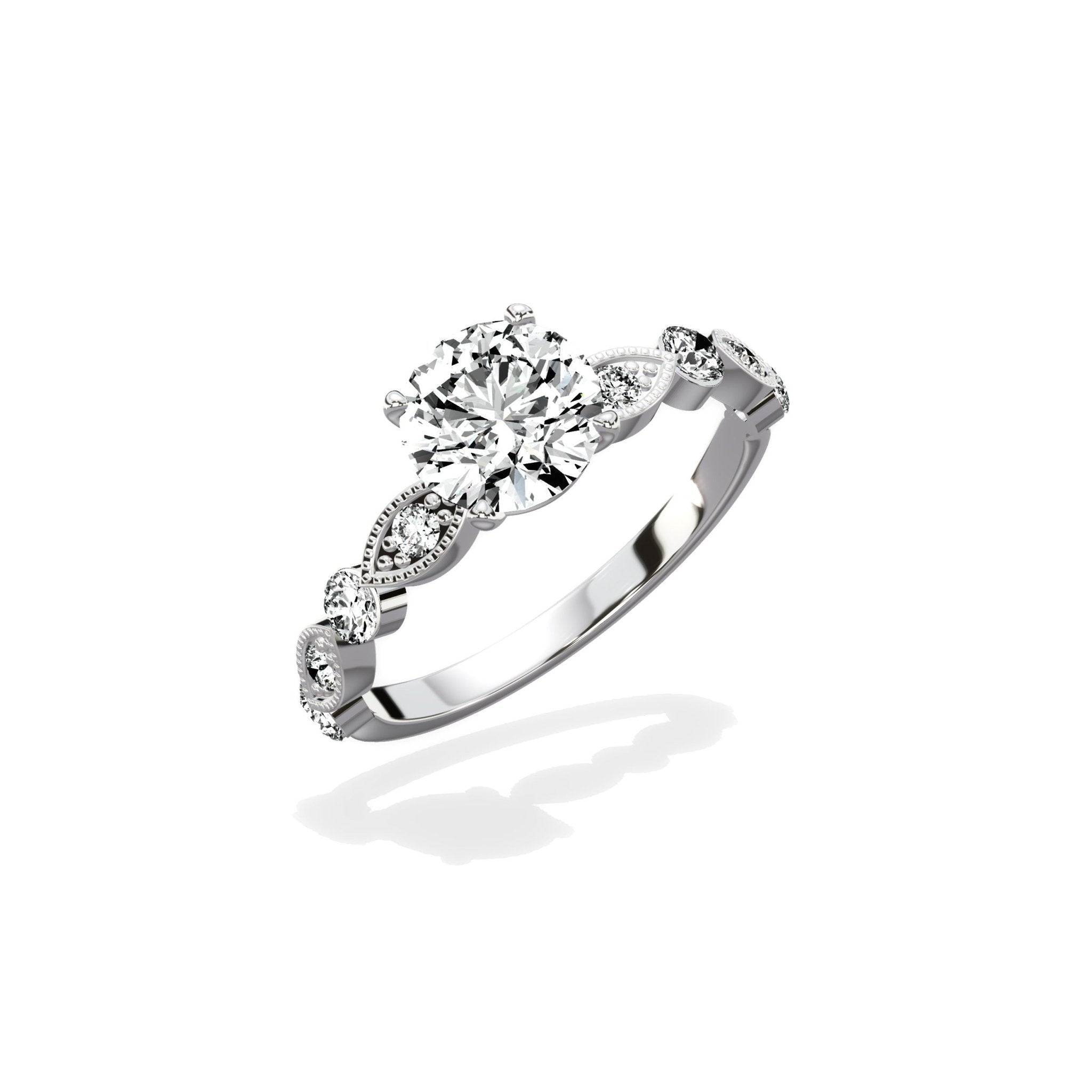 Vintage Solitaire Engagement Ring - The Better Diamonds