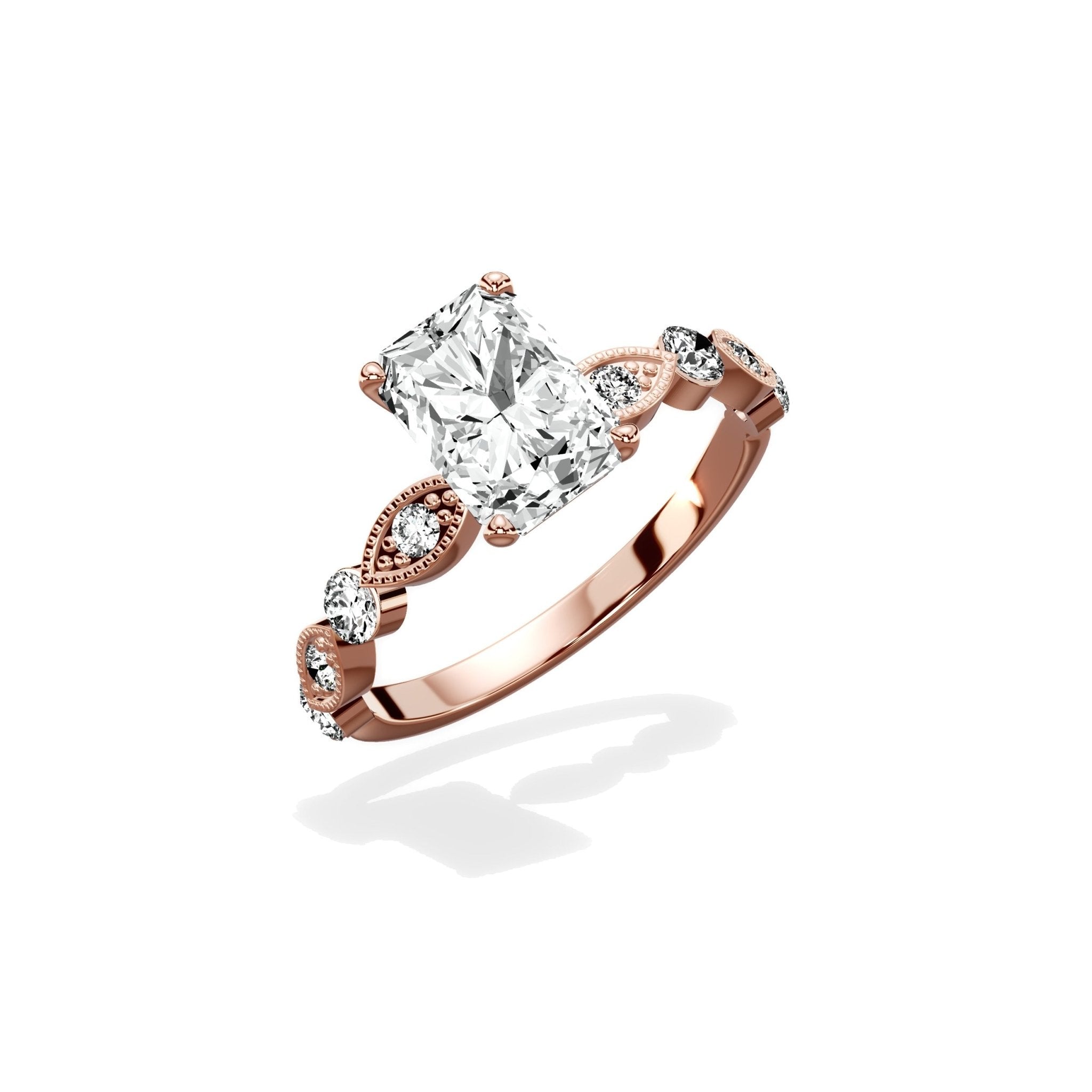 Vintage Solitaire Engagement Ring - The Better Diamonds