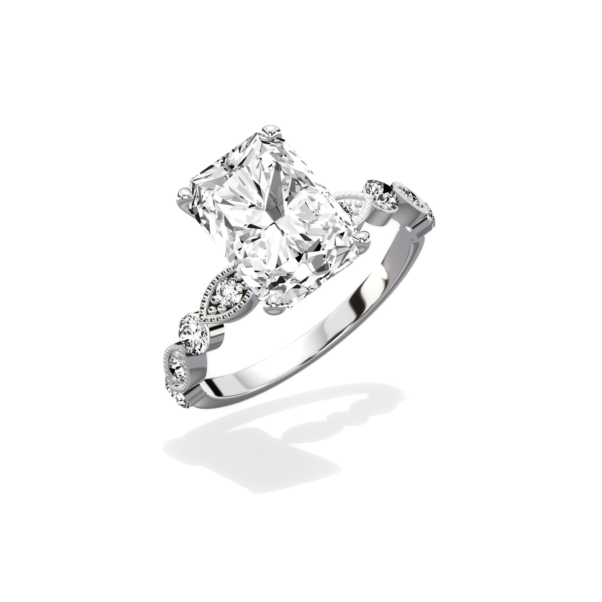 Vintage Solitaire Engagement Ring - The Better Diamonds