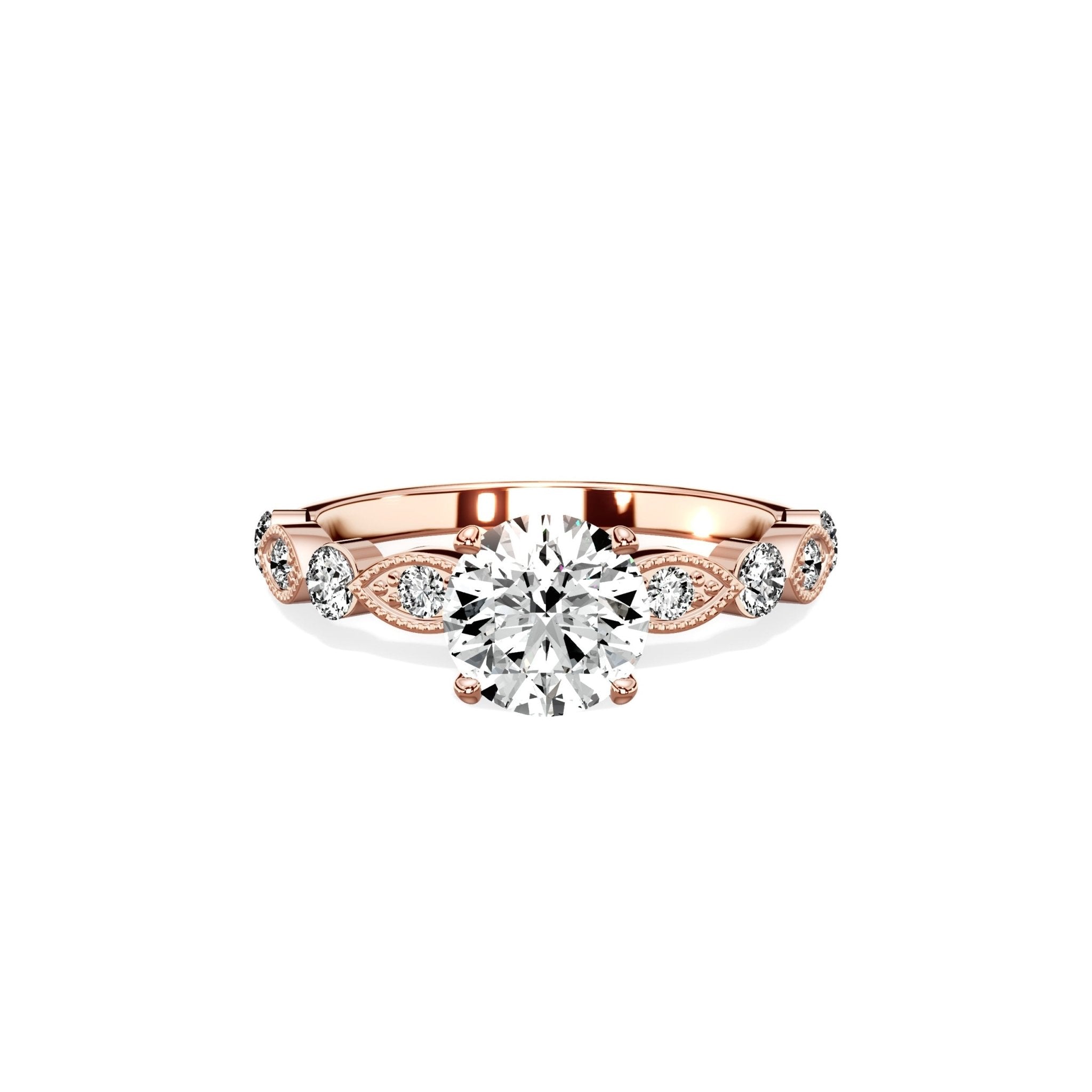 Vintage Solitaire Engagement Ring - The Better Diamonds