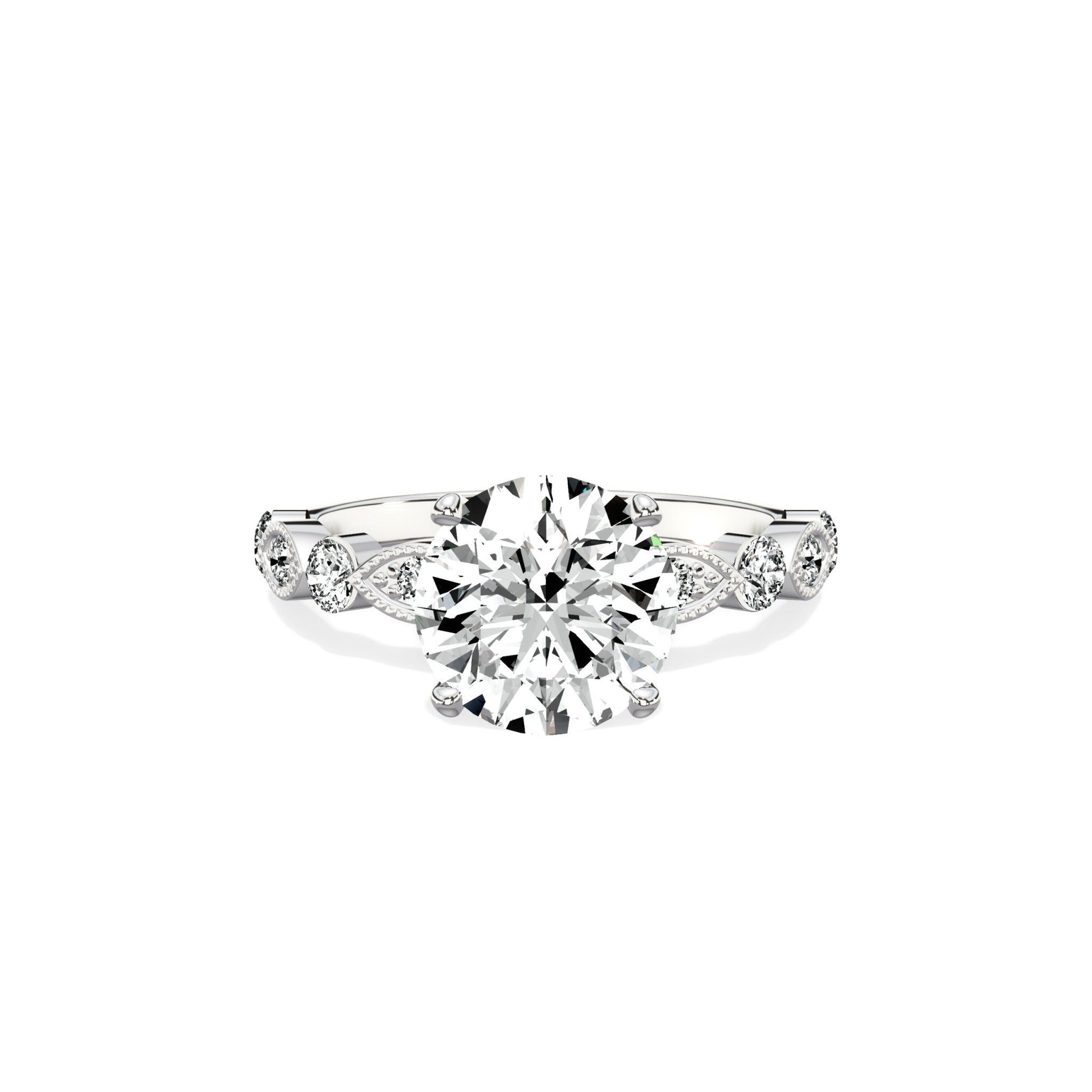 Vintage Solitaire Engagement Ring - The Better Diamonds