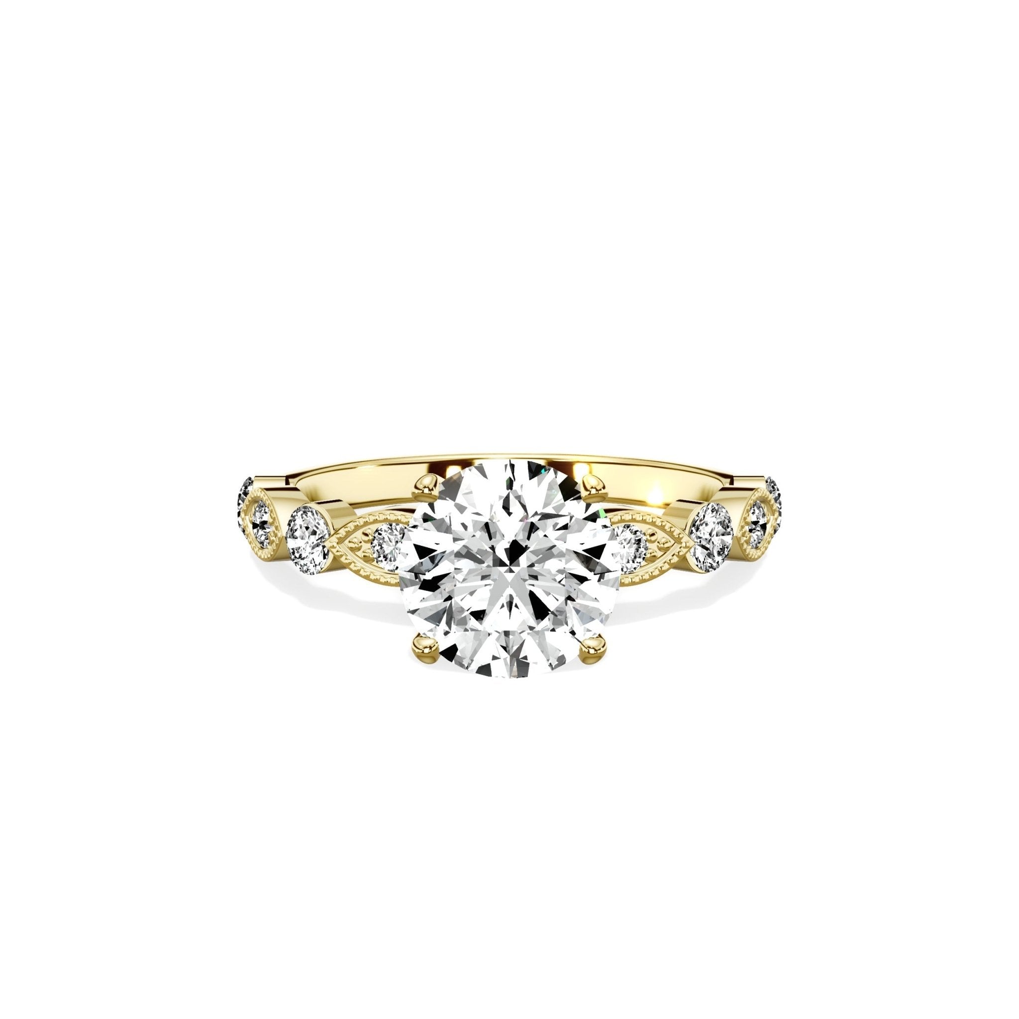 Vintage Solitaire Engagement Ring - The Better Diamonds
