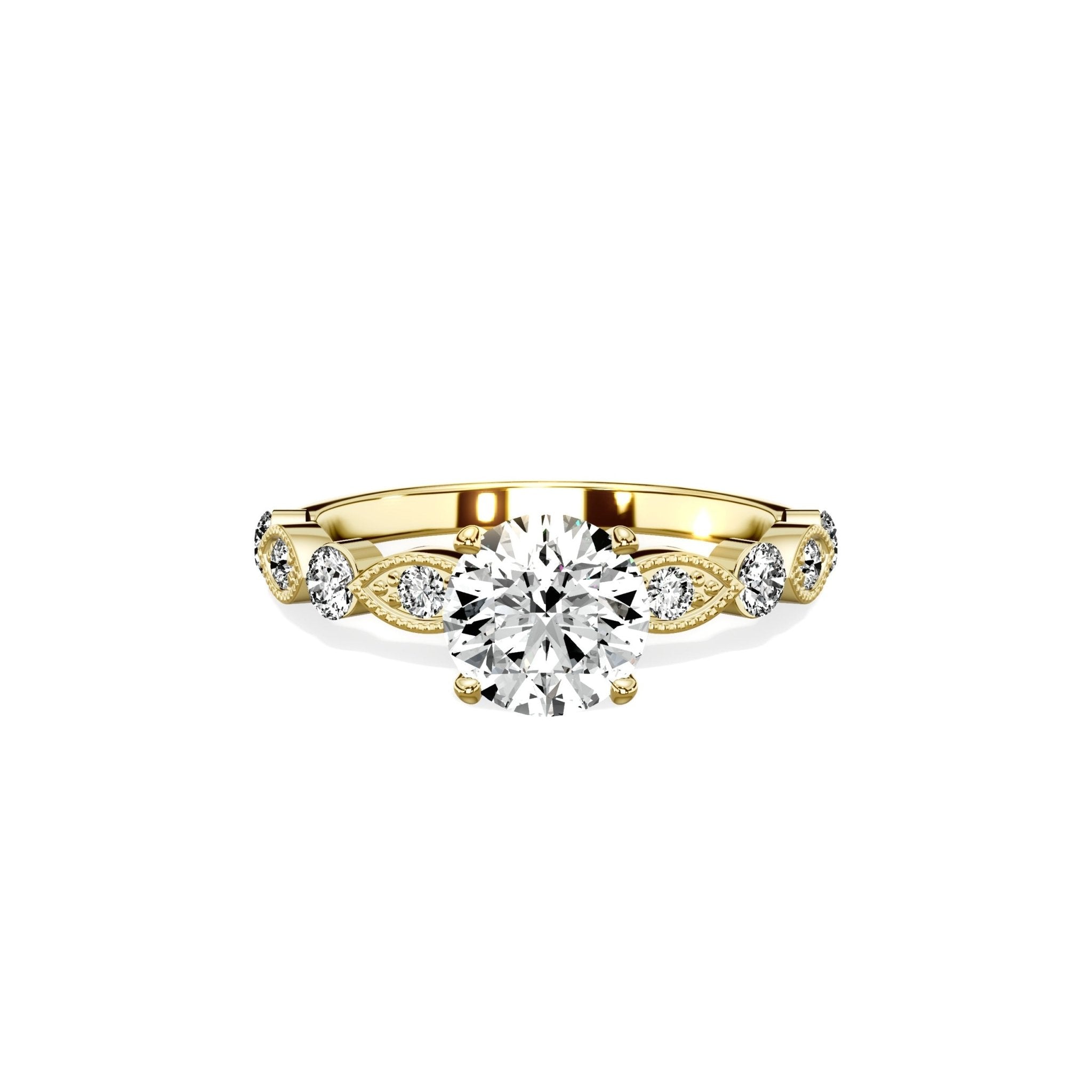 Vintage Solitaire Engagement Ring - The Better Diamonds
