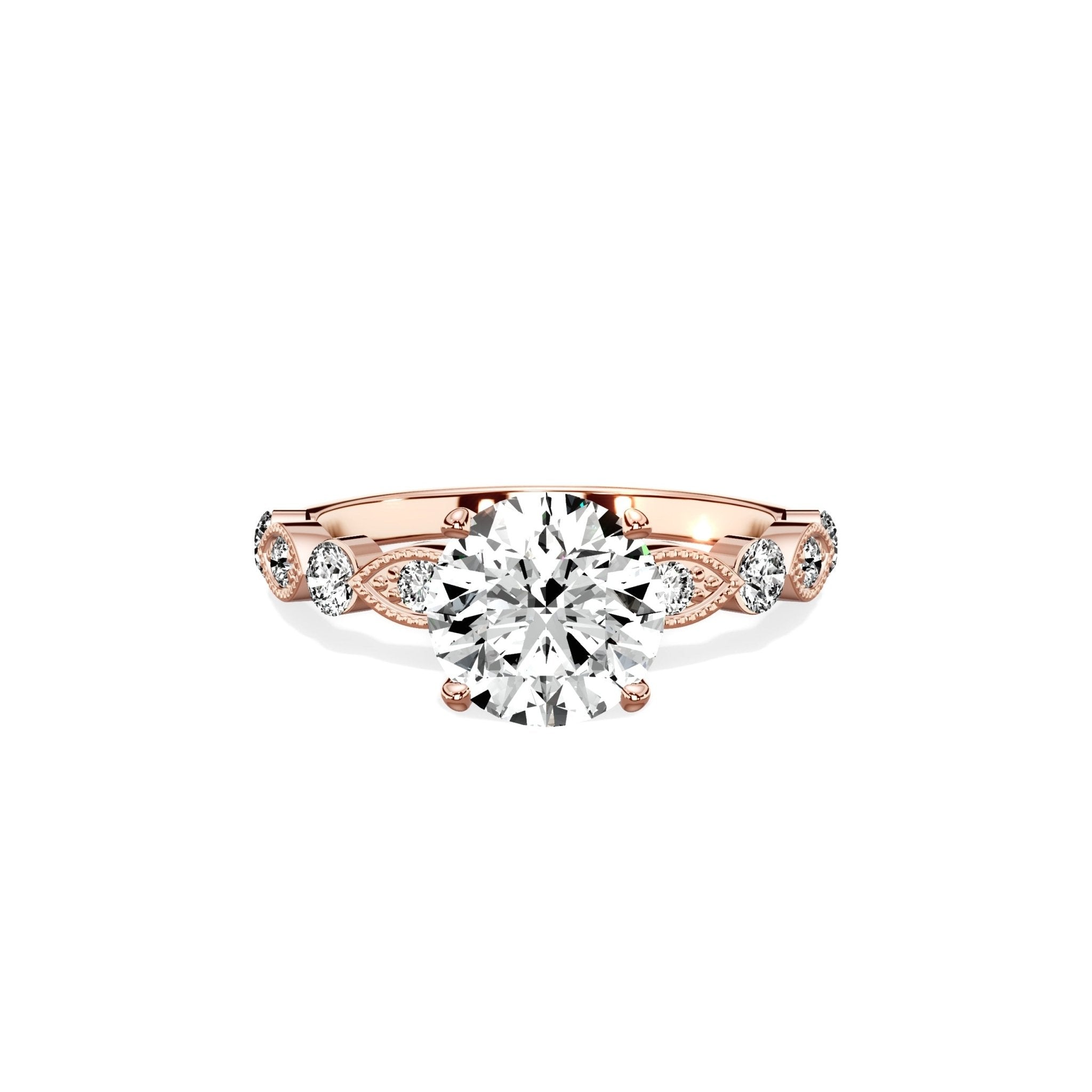 Vintage Solitaire Engagement Ring - The Better Diamonds