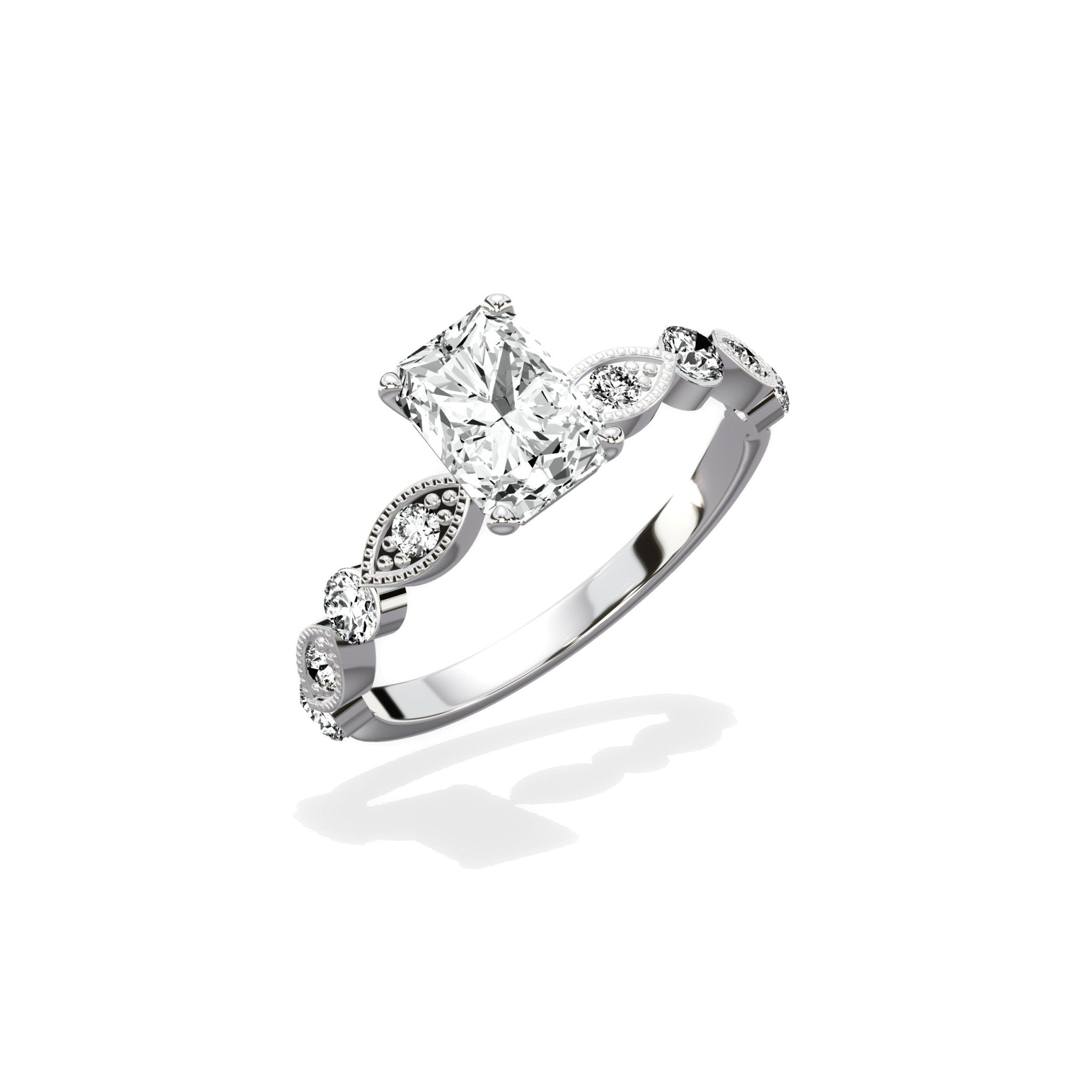 Vintage Solitaire Engagement Ring - The Better Diamonds