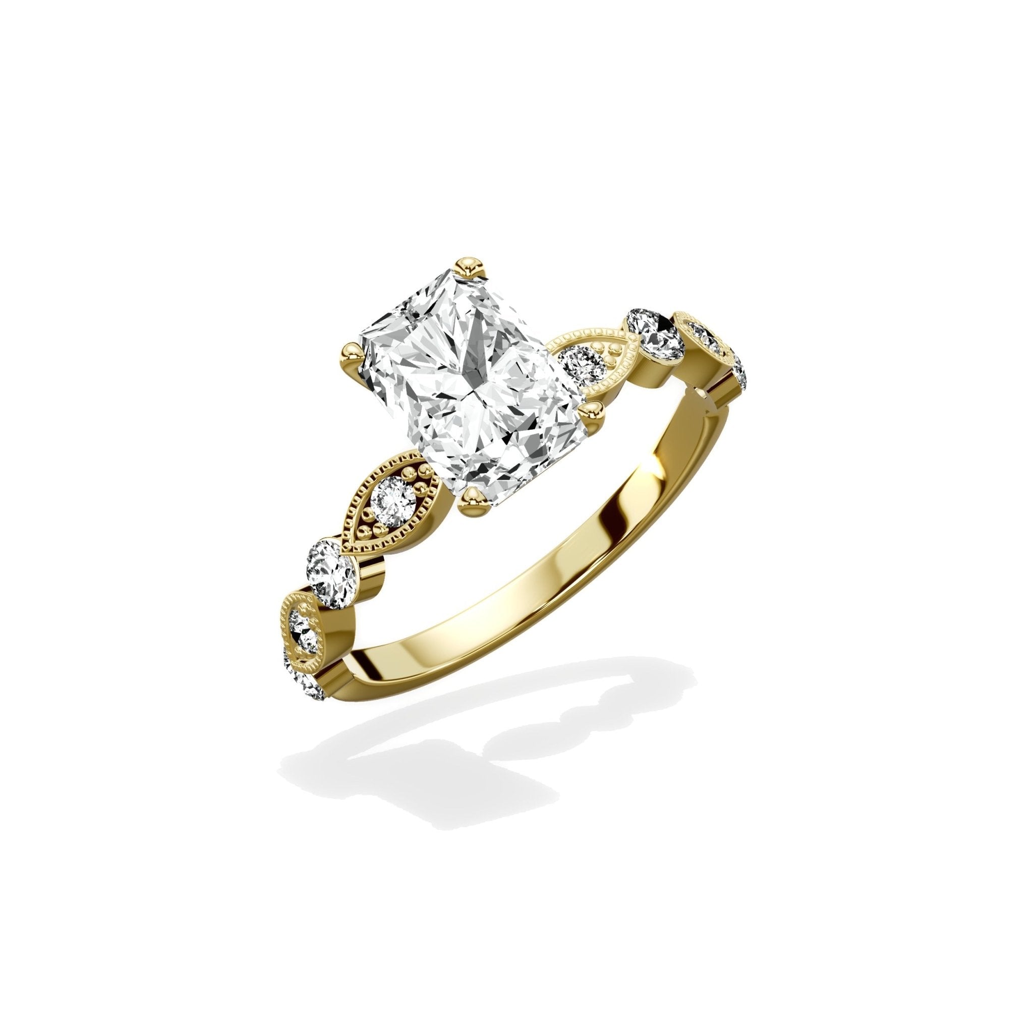 Vintage Solitaire Engagement Ring - The Better Diamonds