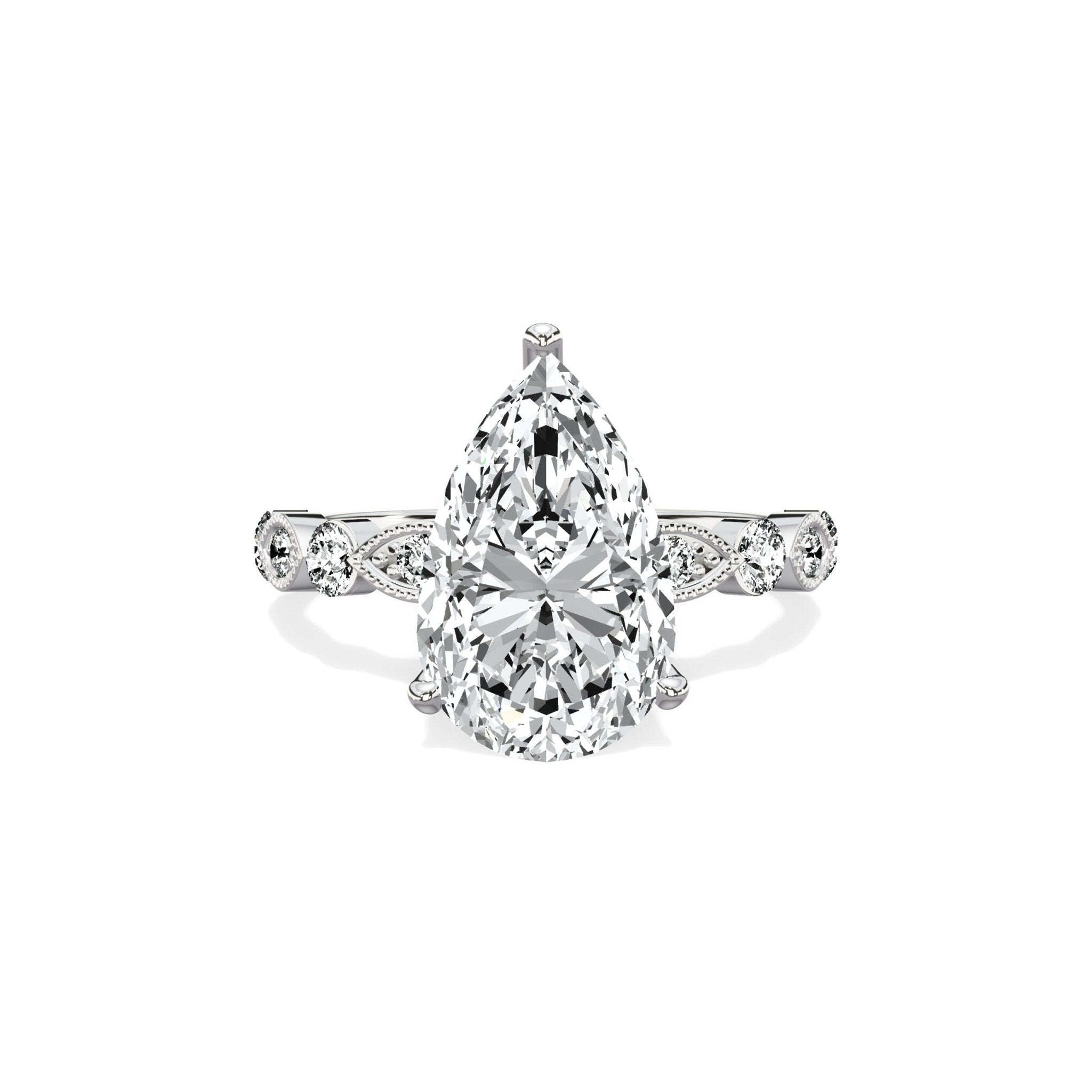 Vintage Solitaire Engagement Ring - The Better Diamonds