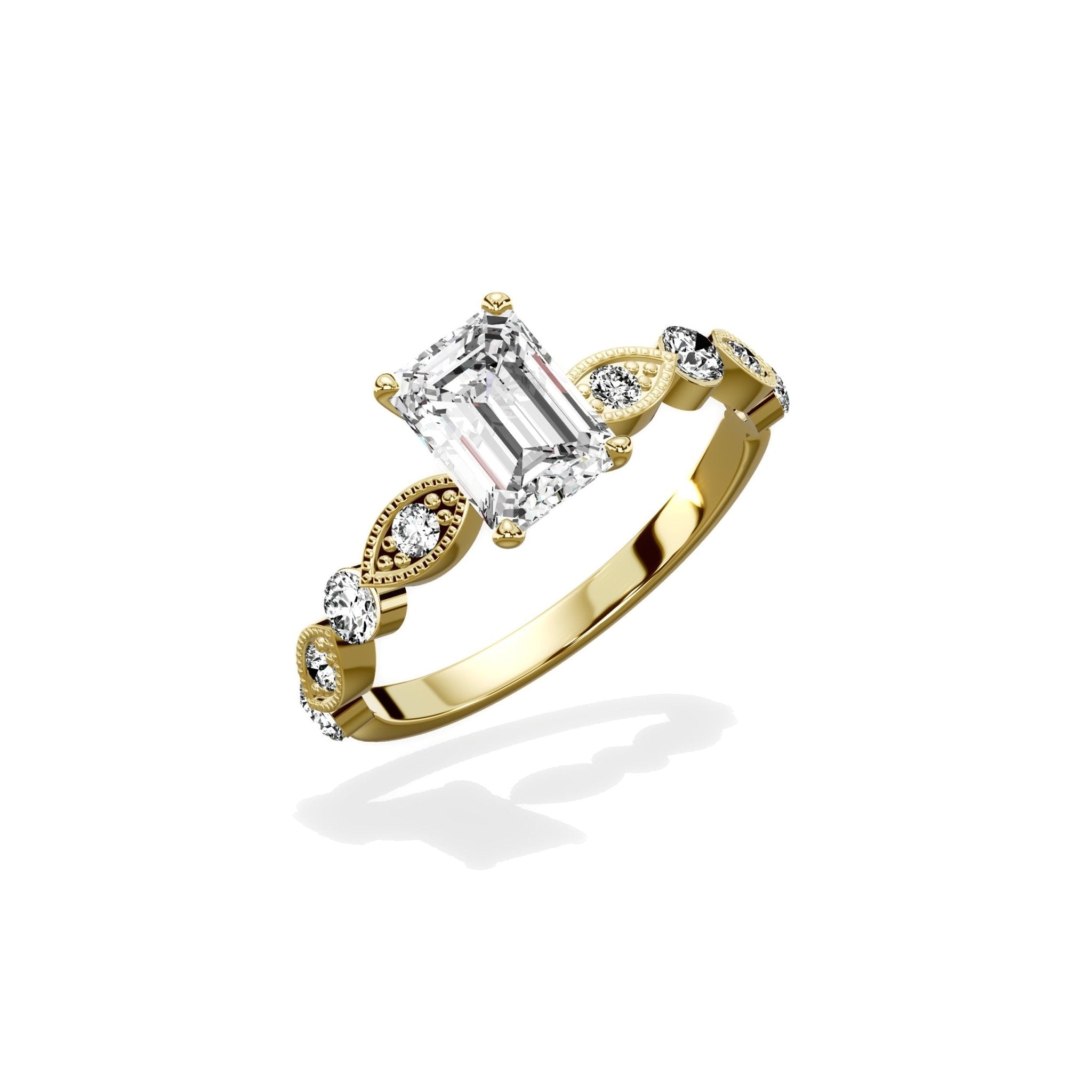 Vintage Solitaire Engagement Ring - The Better Diamonds
