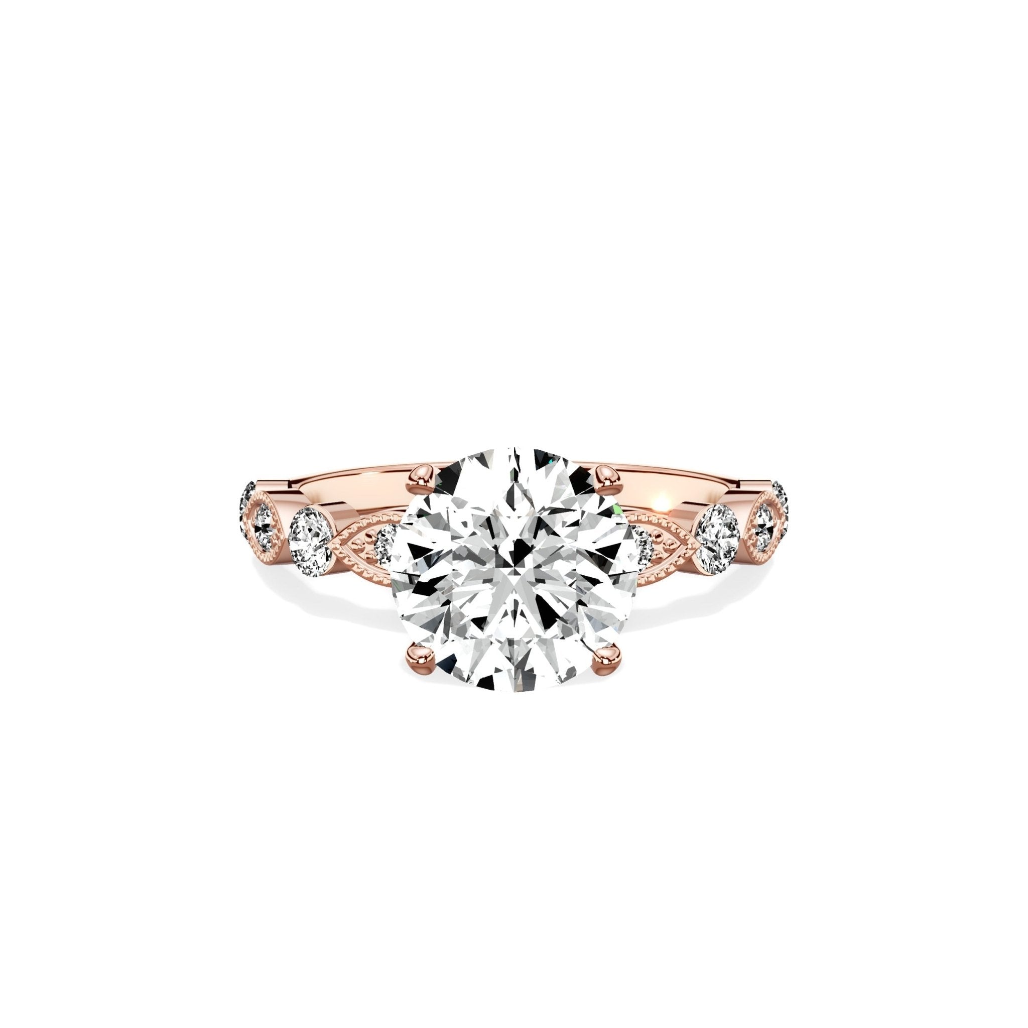 Vintage Solitaire Engagement Ring - The Better Diamonds