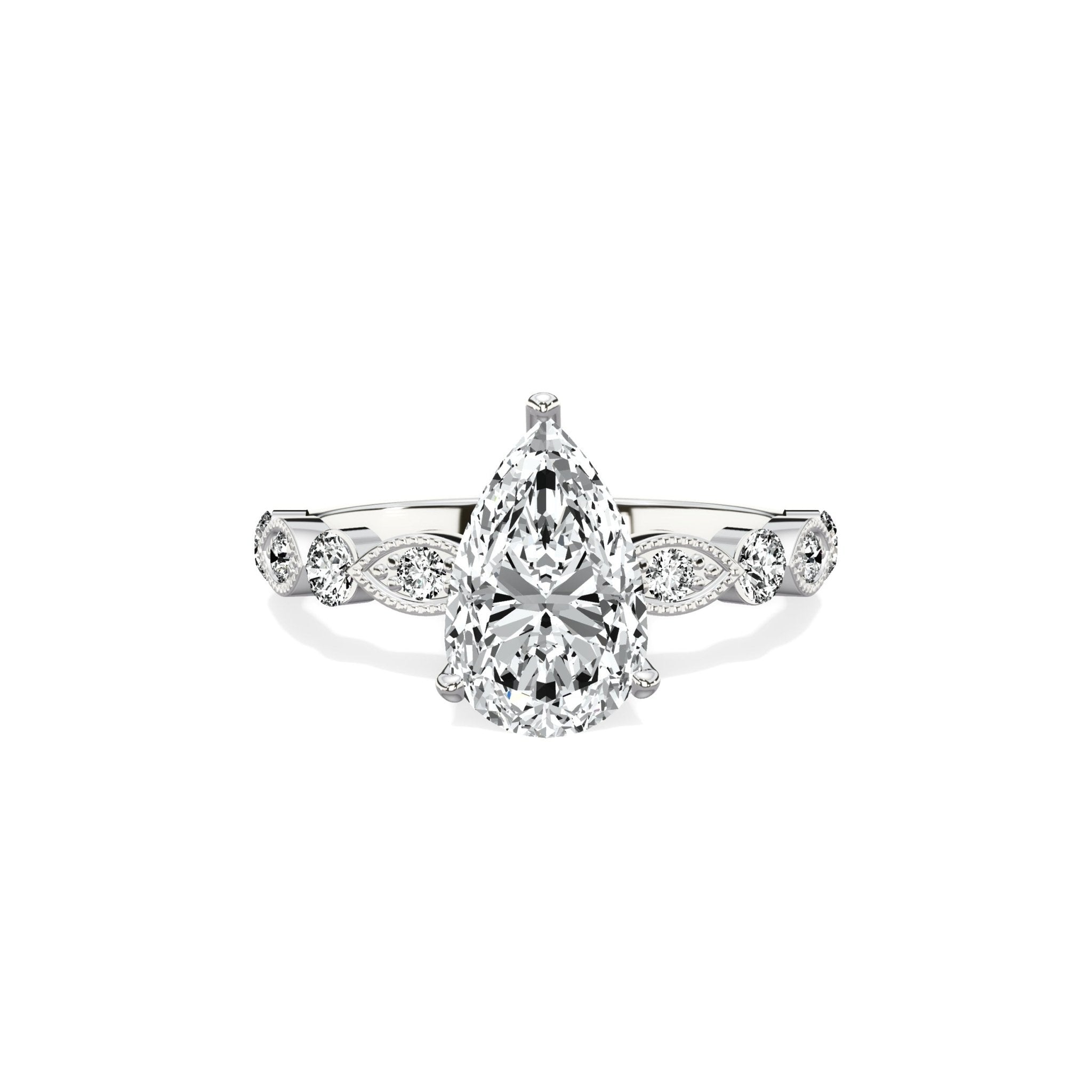 Vintage Solitaire Engagement Ring - The Better Diamonds