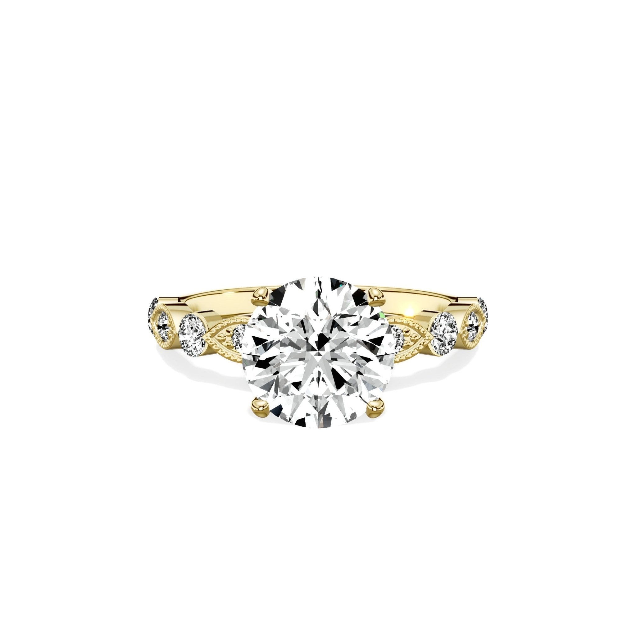 Vintage Solitaire Engagement Ring - The Better Diamonds