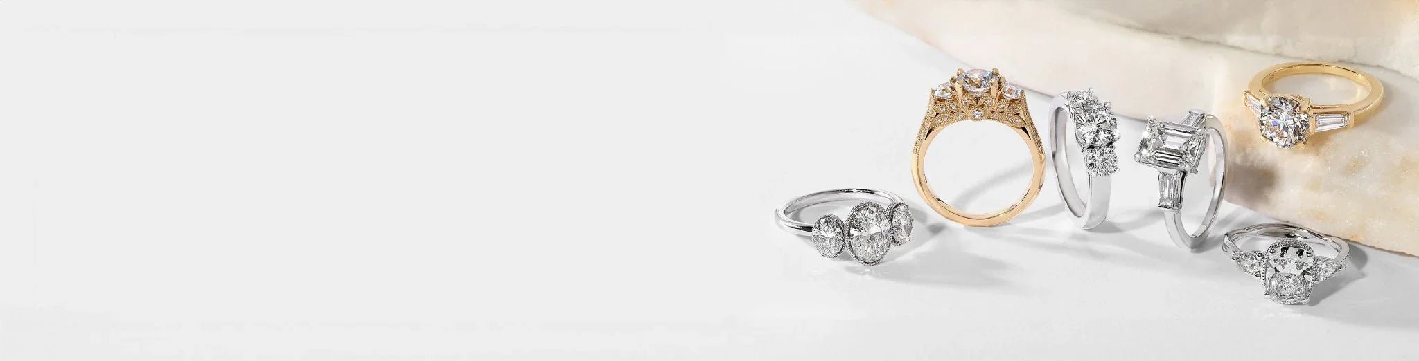 Design Your Three Stone Engagement Ring - The Better Diamonds