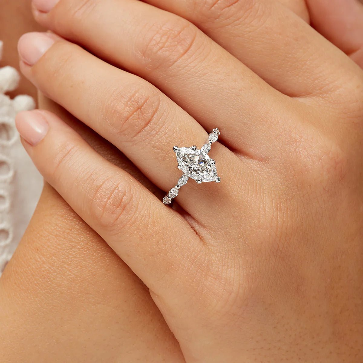 Marquise Engagement Rings - The Better Diamonds