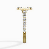 Classic Halo Cathedral Engagement Ring