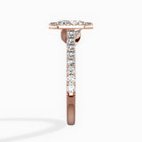 Classic Halo Cathedral Engagement Ring
