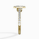 Classic Halo Cathedral Engagement Ring
