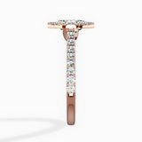 Classic Halo Cathedral Engagement Ring