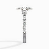 Classic Halo Cathedral Engagement Ring