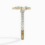 Classic Halo Cathedral Engagement Ring
