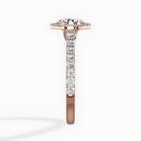 Classic Halo Cathedral Engagement Ring