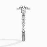 Classic Halo Cathedral Engagement Ring