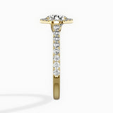 Classic Halo Cathedral Engagement Ring