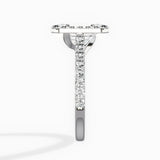 Classic Halo Cathedral Engagement Ring